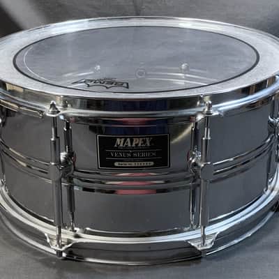 90's Mapex 'Venus Series' 14" Chrome Plated Steel Snare Drum image 1