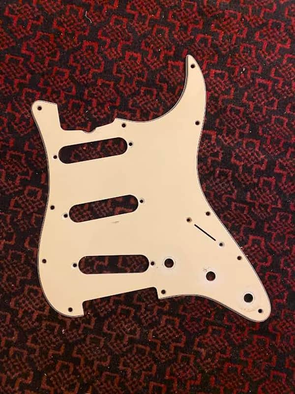Fender Stratocaster pickguard 1980's Dan Smith era, rare part image 1