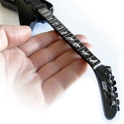Metallica - James Hetfield Man to Wolf ESP Mini Guitar Replica Collectible image 1
