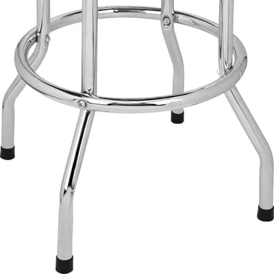Fender Fender Custom Shop Chevron Logo Barstool Black/Chrome 30" image 1