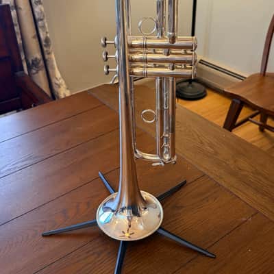 Bach LT190S1B Stradivarius Commercial Model Bb Trumpet 2010s - Silver-Plated image 11