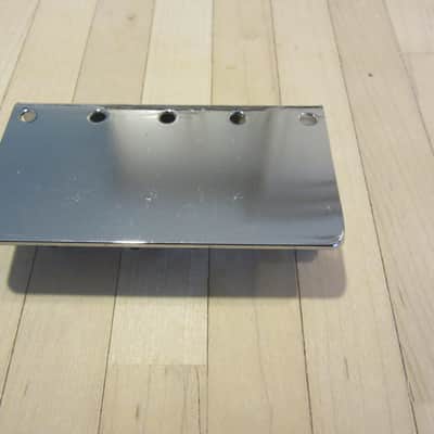 Fender player series Jazz bass bridge and plate 2022-2023 - chrome image 2