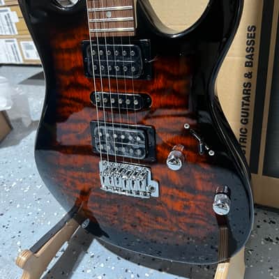 Ibanez Gio GRX70QA Electric Guitar - Sunburst image 3