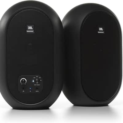 JBL 104-BT Black Powered Monitor Desktop Active Speaker Pair with Bluetooth image 8