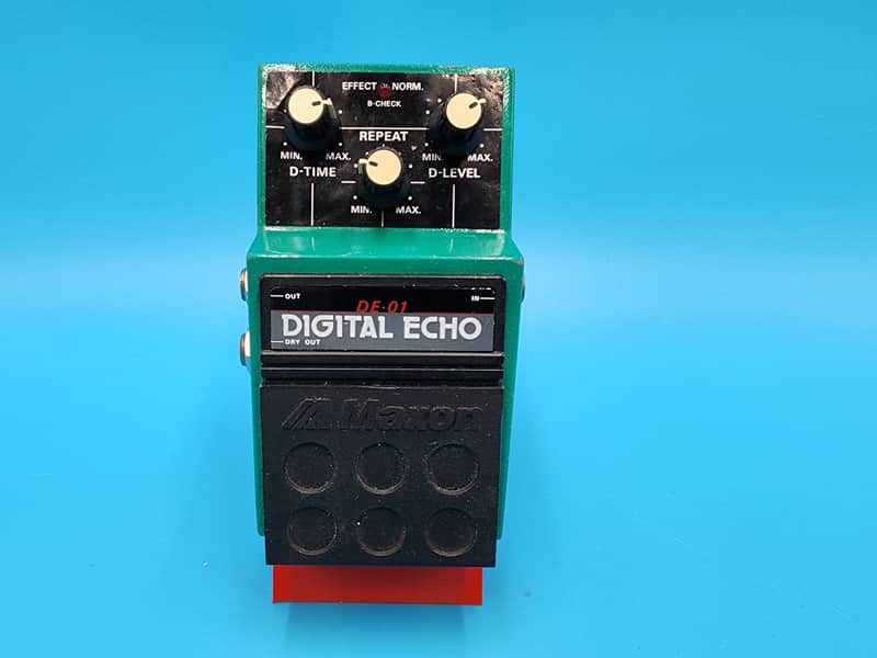 Rare Vintage Maxon DE-01 Digital Echo Delay Guitar Effect Pedal MIJ Japan Bass image 1