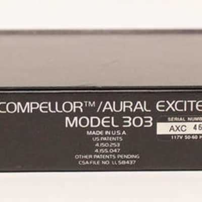 1987 Aphex Systems LTD. Compellor / Aural Exciter 303 Signal Processor Rack Unit image 5
