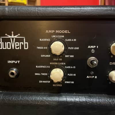Line 6 Duoverb HD 100-Watt Stereo Digital Modeling Guitar Amp Head 2002 - 2004 - Black image 3