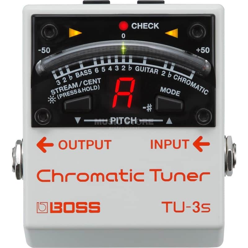 Boss TU-3S Chromatic Tuner 2016 - Present - White image 1