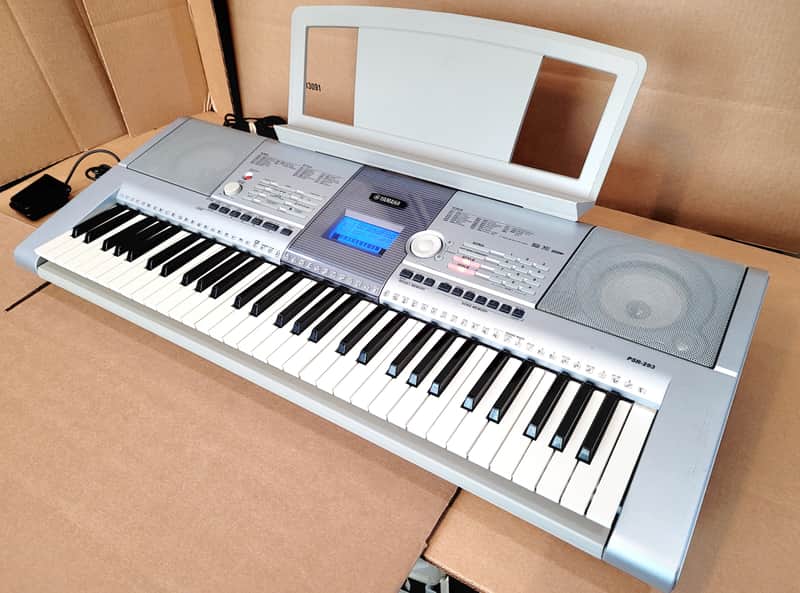 Yamaha PSR 293 61 Key Electronic Keyboard Portable Piano MIDI Touch Sensitive 6 track Sequencer image 1