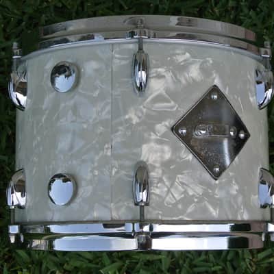 ✨ HARD-TO-FIND! Early 1960's GRETSCH 13" TOM in WHITE MARINE PEARL WMP ✨ RM34 image 3