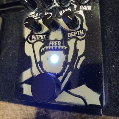 PigStompPedals "Diezel VH-4 clone" PedalPCB -Valhalla- Glow in the dark skull finish image 7