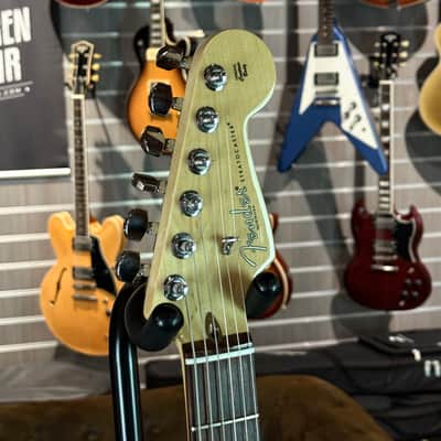 Fender American Standard FSR Rustic Ash Stratocaster 2013 - Olympic White image 8
