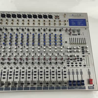 Alto Professional L-16 16-CHANNEL COMPACT INTEGRATED LIVE SOUND MIXER WITH DIGITAL EFFECTS 2005 - 2010? - Brushed Aluminum image 2