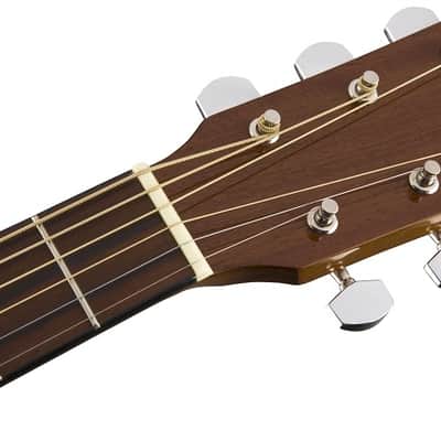 Fender CP-60S Parlor Acoustic Guitar. Walnut FB, Natural image 6
