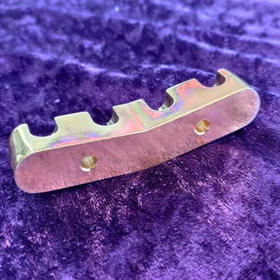 Warwick Bass tailpiece * Gold plated Brass * for Warwick Streamliner Basses image 4