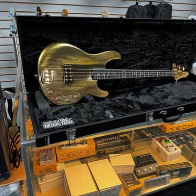 Ernie Ball Music Man StingRay 50th Anniversary LTD 4 H Special, Molten Gold / Ebony Only 300 Made" image 14