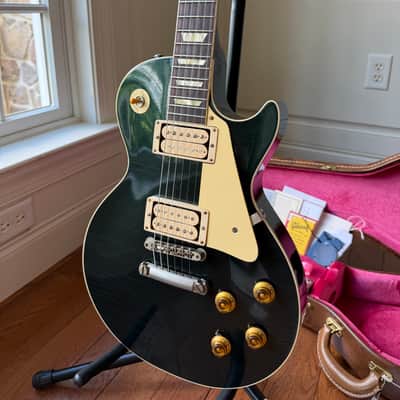 2025 Gibson M2M Custom Shop ‘57 Reissue R7 Murphy Ultra Light Aged Stinger - British Racing Green image 3