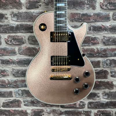 GIBSON LES PAUL CUSTOM ROSE GOLD SPARKLE image 3
