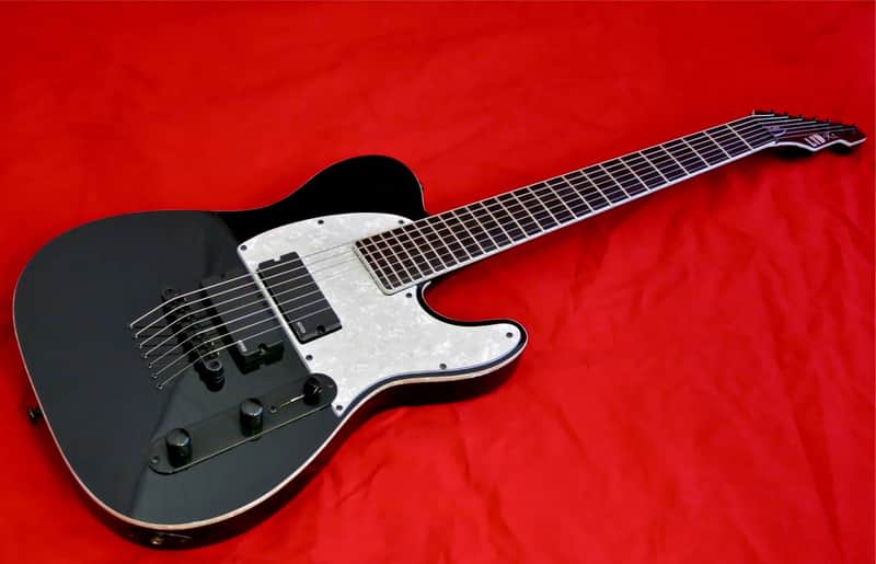ESP LTD SCT-7B Telecaster baritone 2015 black image 1