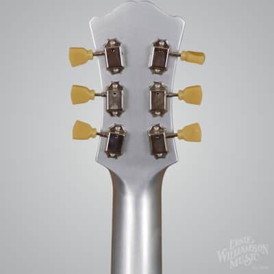Eastman T64 Trapeze Hollowbody Electric Guitar - Iced Blue Metallic image 8