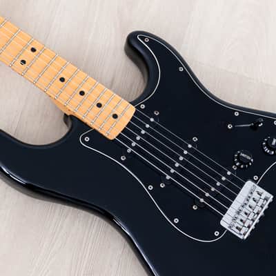 1979 Fender Stratocaster Hardtail Vintage Electric Guitar Black w/ Case image 7