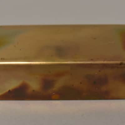 1980s Schecter USA Humbucker Cover Gold NOS image 2