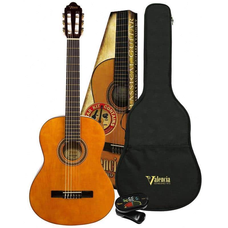 Stentor Valencia 3/4 Classical Guitar Pack Classic