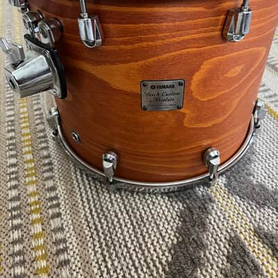 Yamaha Beech Custom Absolute Nouveau 14" hanging tom 2010s - Vintage Natural image 1