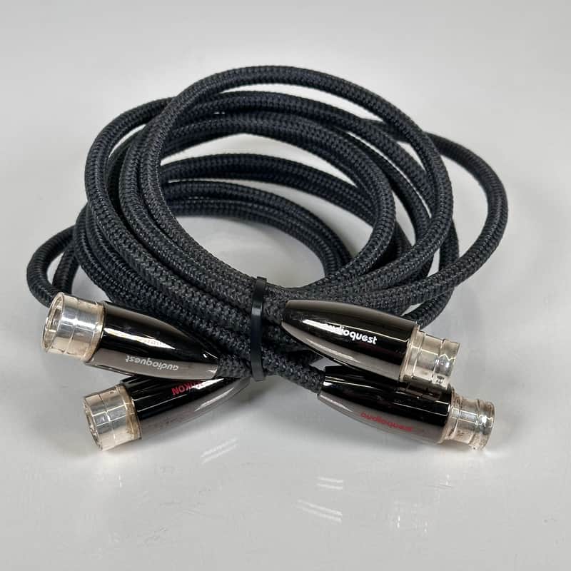Pair AudioQuest Yukon Male XLR to Female XLR Cable - 6.56 ft. (2m