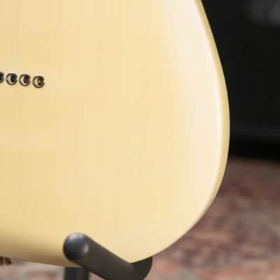 Fender 1956 Esquire Electric Guitar - Refinished Yellow with Hardshell Case - Used image 22
