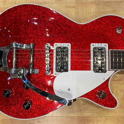 Gretsch G6129T Players Edition Jet FT with Bigsby Rosewood Fingerboard 2023 - Red Sparkle image 4