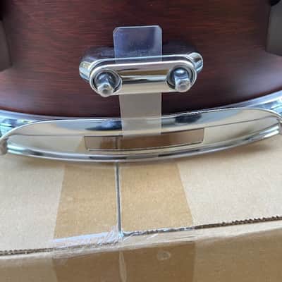 Pearl 14"x5.5 Export Snare Drum - Satin Brown image 9