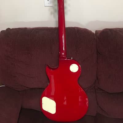 Davison Les Paul copy - Flame cherry image 5
