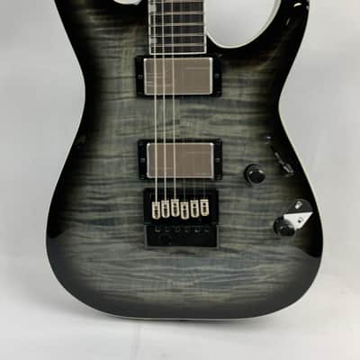 ESP LTD MH-1000 EverTune Electric Guitar Flame Maple Charcoal Burst B-Stock MH1000 MH 1000 - Korea image 5