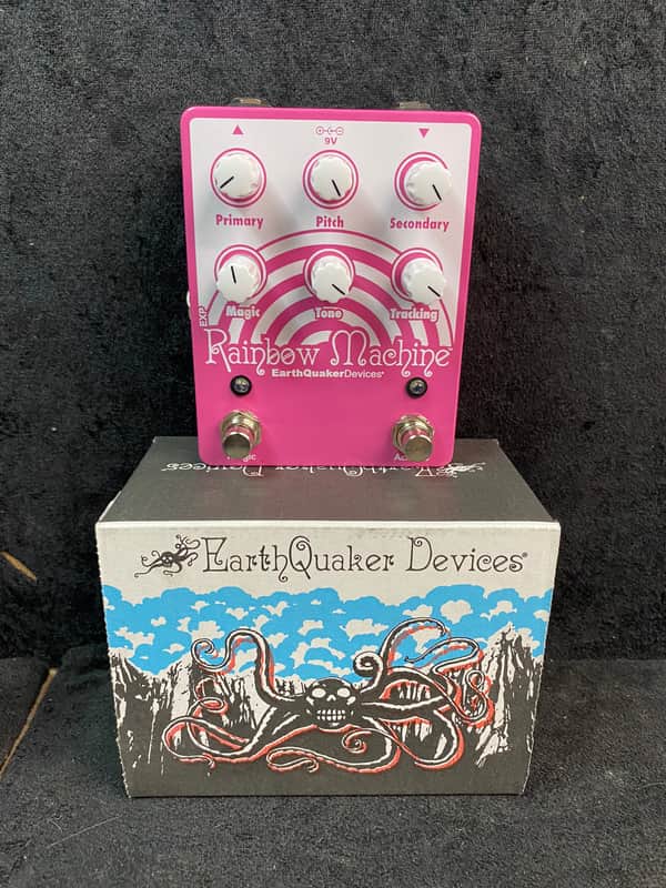 EarthQuaker Devices Rainbow Machine Polyphonic Pitch Shifting Modulator V2 2017 - Present Pink Sparkle / White Print image 1