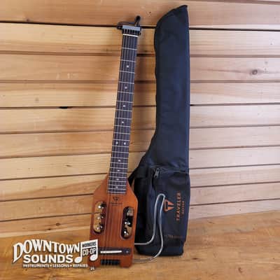 Traveler Guitars Ultra Light Travel Guitar with Traveler Gig Bag - Natural, 2lbs 14oz image 2