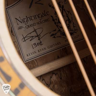 Kevin Ryan Mojave Series Nightingale Grand Soloist  - Engelmann Spruce & Spalted Maple - NAMM 2026 #1302 image 18