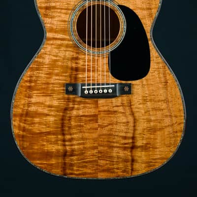 Martin J-42 Custom Exceptional Figured Koa with Paua Pearl and Koa Inlays NEW image 4