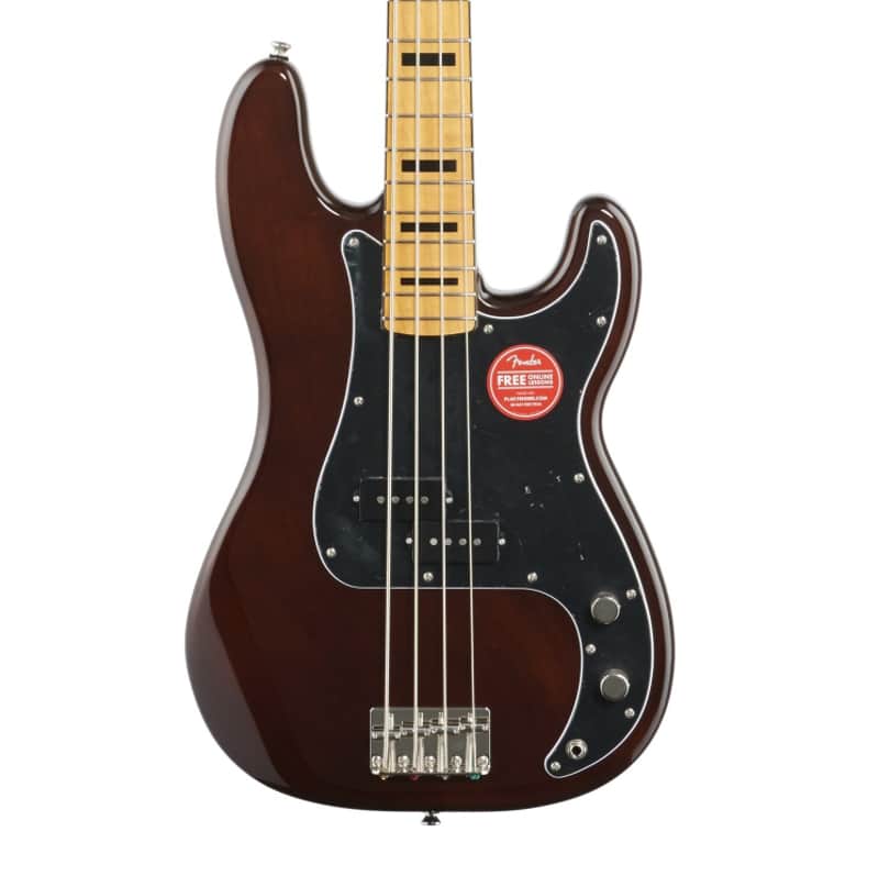 Squier Classic Vibe '70s Precision Electric Bass, with Maple Fingerboard, Walnut image 1