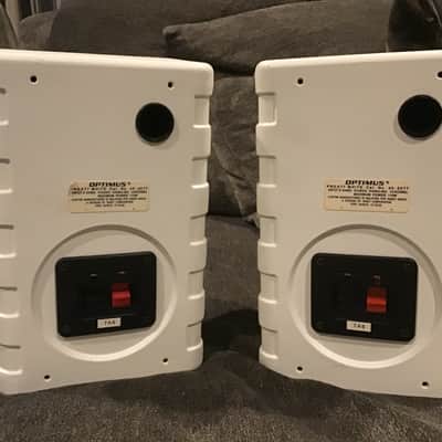 Optimus Pro X77 Bookshelf Speakers - Linaeum Tweeters  - White image 2