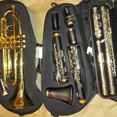First Act Clarinet AND Trumpet AND Flute as a set, with cases image 2