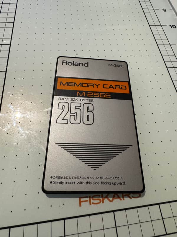 Roland M-256e 1987 - Black image 1