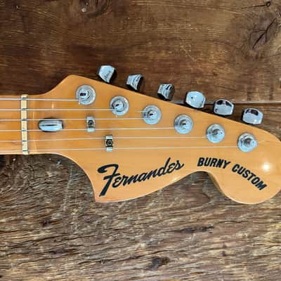 Fernandes stratocaster 1970's Root Beer with case image 8