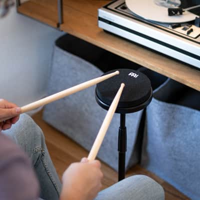 Drummers Practice Pad 6" Meinl Marshmallow Black MMP6BK image 5