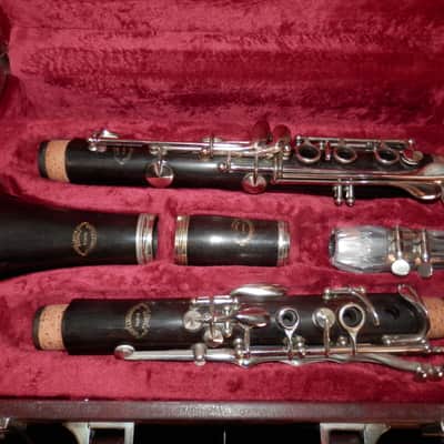 Evette & Schaeffer Buffet Crampon Paris Made in France Wooden Clarinet with case used Serviced for Sale image 1