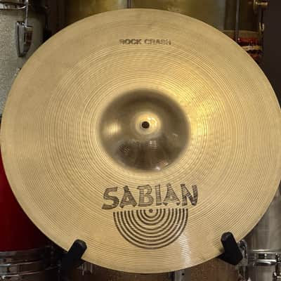 1980's Sabian Pre-AA 18" Brilliant Rock Crash Cymbal 1860g image 3