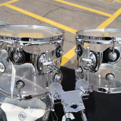 DW Design Series 5pc Clear Acrylic Shell Pack With Clear 6X14'' Snare image 5