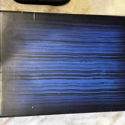 Latin Percussion LP Aspire Accents Cajon - Blueburst Streak Finish 2010s w/ LP Seat Cushion image 4