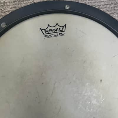 Remo Silentstroke Practice Pad - Tunable Black Silentstroke Drum Head 8" 2010s - Black image 2