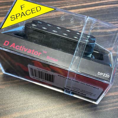 DiMarzio DP220FBK D Activator F-Spaced Bridge Humbucker Black + NEW image 2